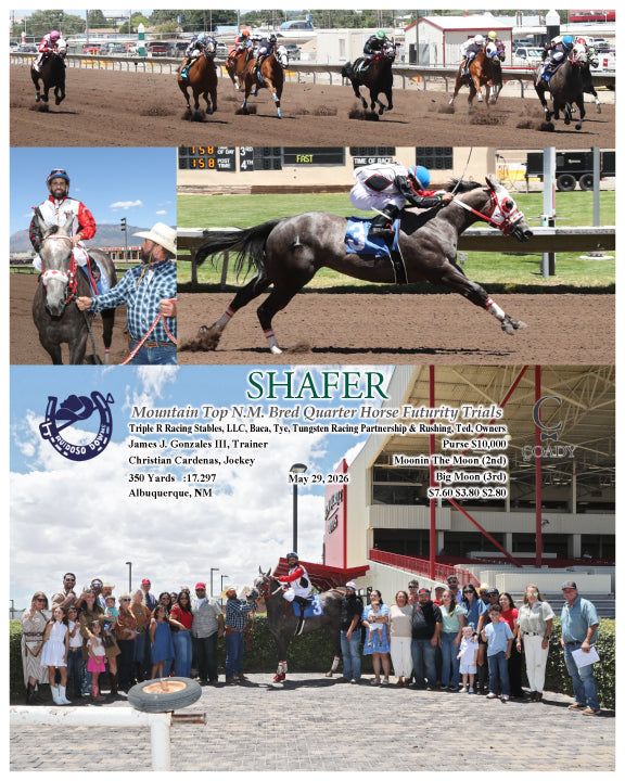 SHAFER - Mountain Top N.M. Bred Quarter Horse Futurity Trials - 05-29-26 - R02 - RUI