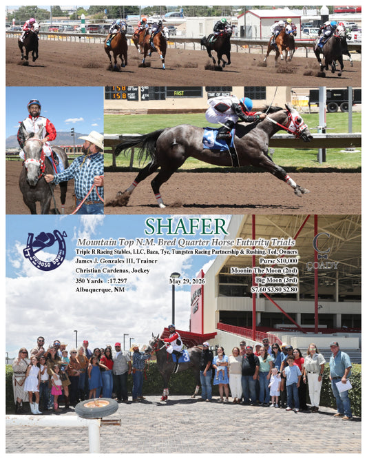SHAFER - Mountain Top N.M. Bred Quarter Horse Futurity Trials - 05-29-26 - R02 - RUI
