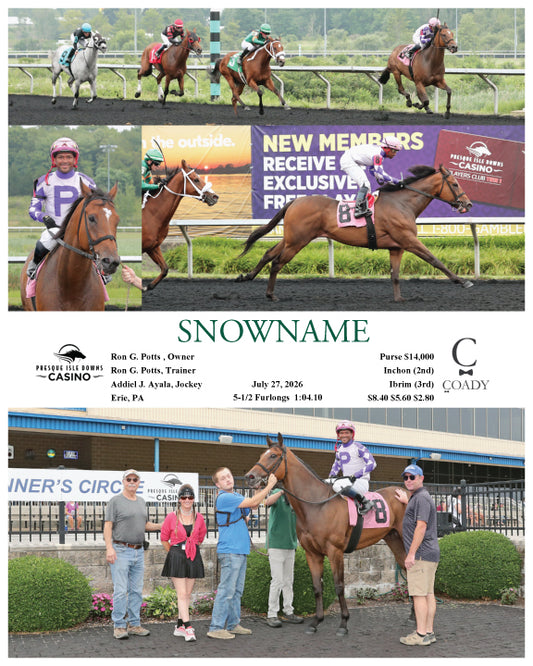 SNOWNAME - 07-27-26 - R02 - PID