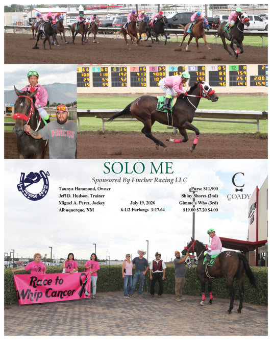 SOLO ME - Sponsored By Fincher Racing LLC - 07-19-26 - R02 - RUI