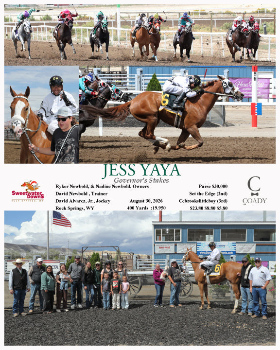 JESS YAYA - Governor's Stakes  - 08-30-26 - R02 - SWF