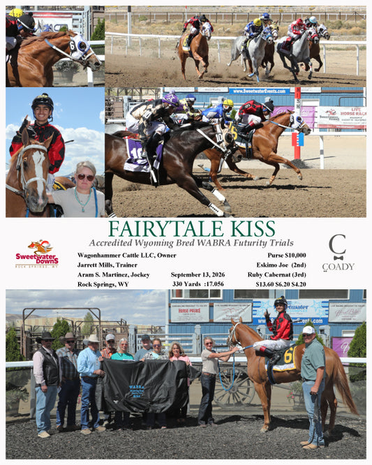 FAIRYTALE KISS - Accredited Wyoming Bred WABRA Futurity Trials - 09-13-26 - R02 - SWF