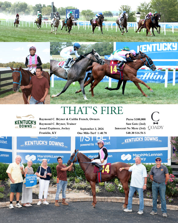 THAT'S FIRE - 090326 - Race 02 - KD