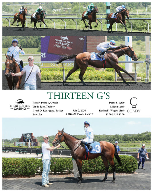 THIRTEEN G'S - 07-02-26 - R02 - PID