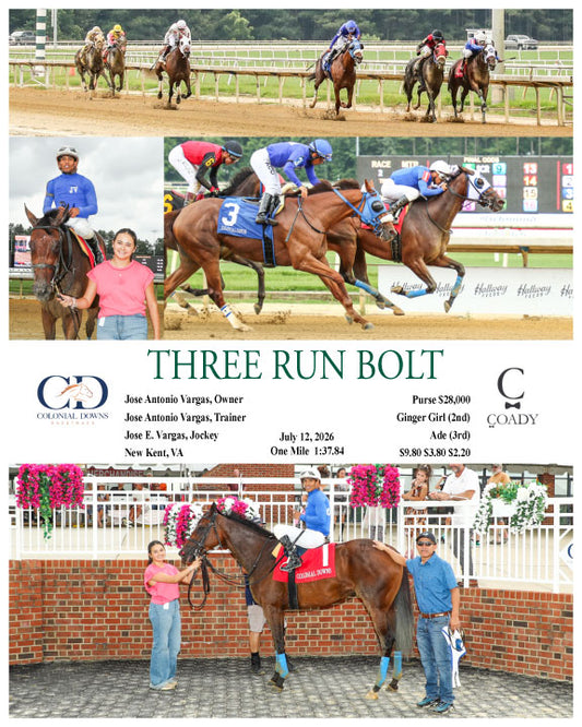 THREE RUN BOLT - 07-12-26 - R02 - CNL