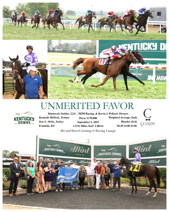 UNMERITED FAVOR - 090425 - Race 02 - KD - Coady Media - Kurtis Coady Photography