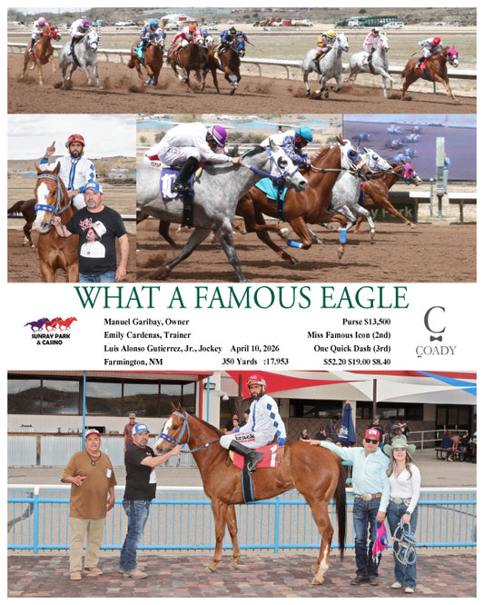 WHAT A FAMOUS EAGLE - 04-10-26 - R02 - SRP - Coady Media - Kurtis Coady Photography