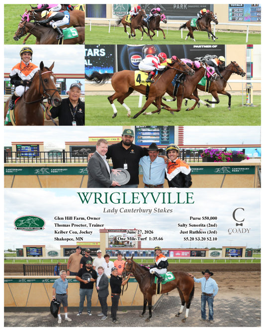 WRIGLEYVILLE - Lady Canterbury Stakes - 06-27-26 - R02 - CBY
