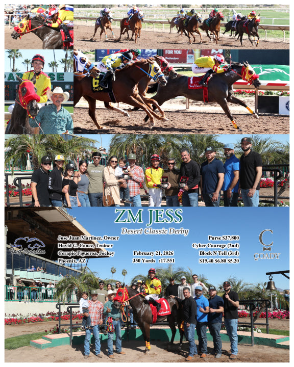 ZM JESS - Desert Classic Derby - 02-21-26 - R02 - TUP - Coady Media - Kurtis Coady Photography