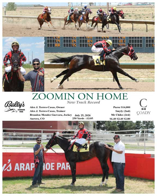 ZOOMIN ON HOME - New Track Record - 07-25-26 - R02 - ARP