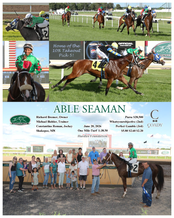 ABLE SEAMAN - 06-20-26 - R03 - Canterbury Park - Finish