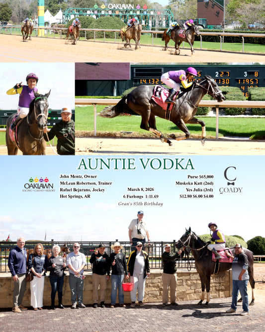 AUNTIE VODKA - 030826 - Race 03 - OP - Gran's 85th Birthday - Coady Media - Kurtis Coady Photography