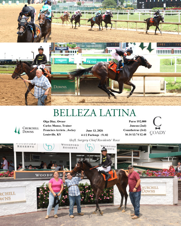 BELLEZA LATINA - 061326 - Race 03 - CD