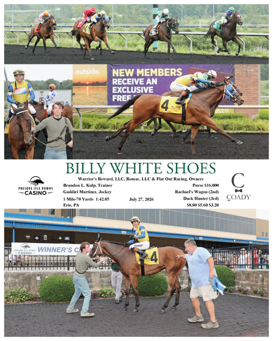 BILLY WHITE SHOES - 07-27-26 - R03 - PID
