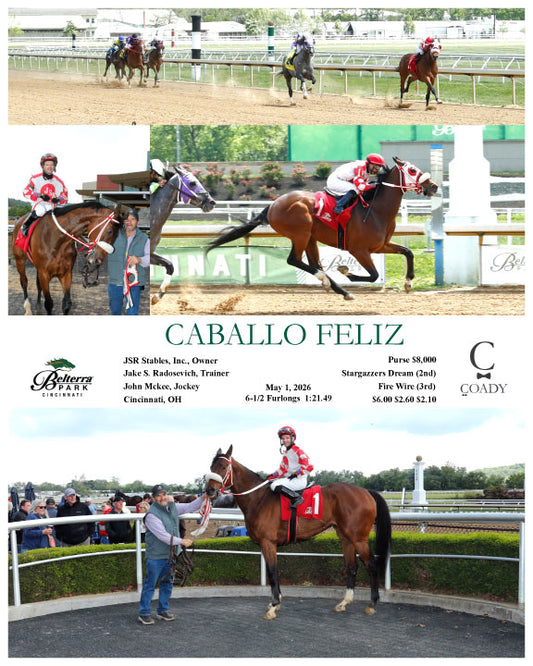 CABALLO FELIZ - 050126 - Race 03 - BTP - Coady Media - Kurtis Coady Photography