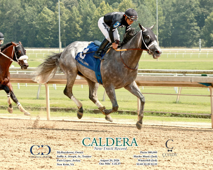 CALDERA - New Track Record - 08-20-26 - R03 - CNL - Three Quarters Finish 01