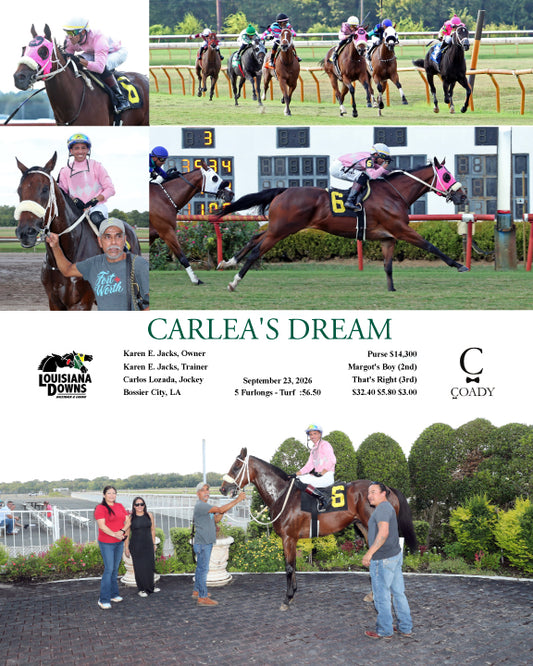 CARLEA'S DREAM - 09-23-26 - R03 - LAD