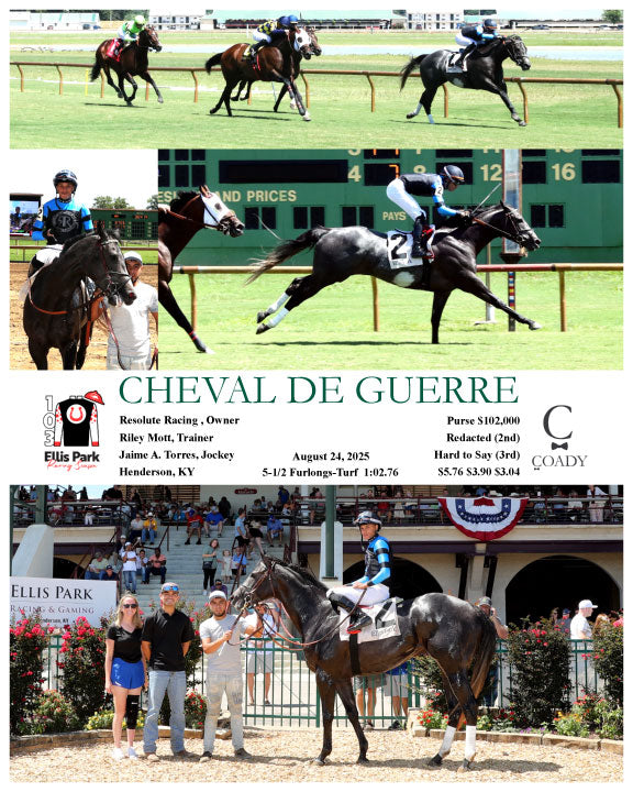 CHEVAL DE GUERRE - 08-24-25 - R03 - ELP