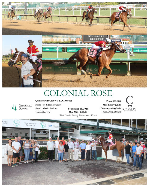 COLONIAL ROSE - 091125 - Race 03 - CD - Coady Media - Kurtis Coady Photography