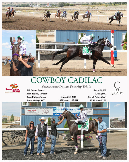 COWBOY CADILAC - Sweetwater Downs Futurity Trials - 08-23-25 - R03 - SWF