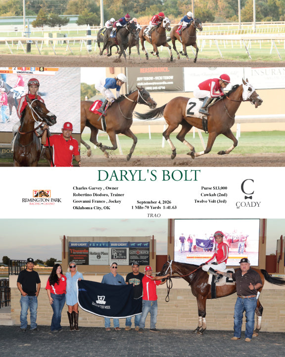 DARYL'S BOLT  - 09-04-26 - R03 - RP