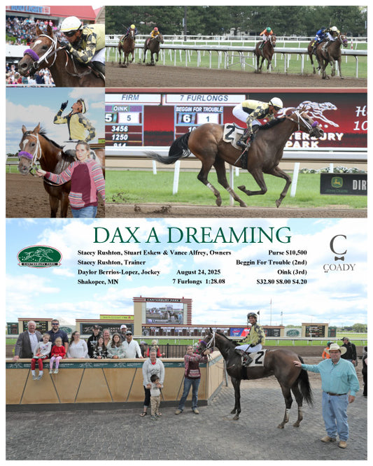 DAX A DREAMING - 08-24-25 - R03 - CBY - Coady Media - Kurtis Coady Photography