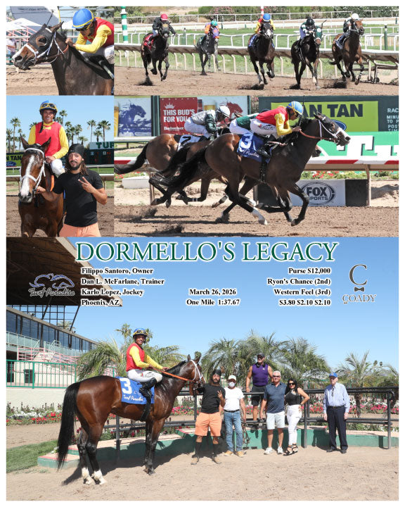 DORMELLO'S LEGACY - 03-26-26 - R03 - TUP - Coady Media - Kurtis Coady Photography