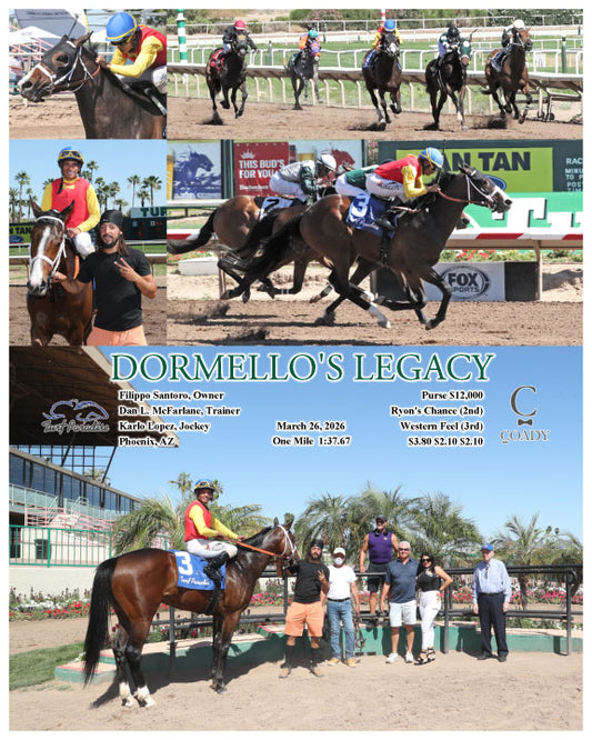 DORMELLO'S LEGACY - 03-26-26 - R03 - TUP - Coady Media - Kurtis Coady Photography