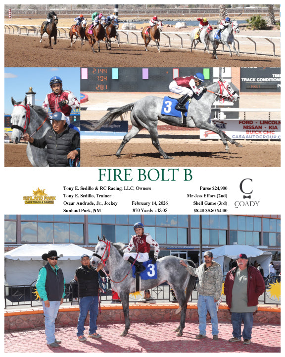 FIRE BOLT B - 02-14-26 - R03 - SUN - Coady Media - Kurtis Coady Photography