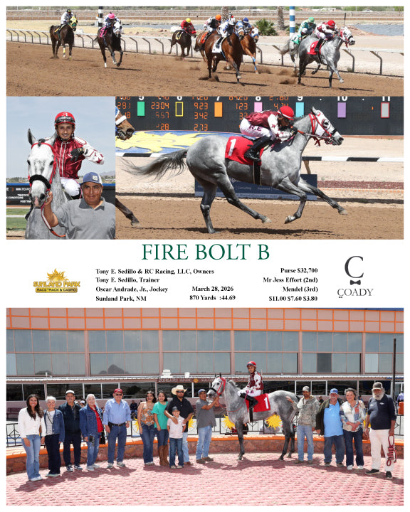 FIRE BOLT B - 03-28-26 - R03 - SUN - Coady Media - Kurtis Coady Photography