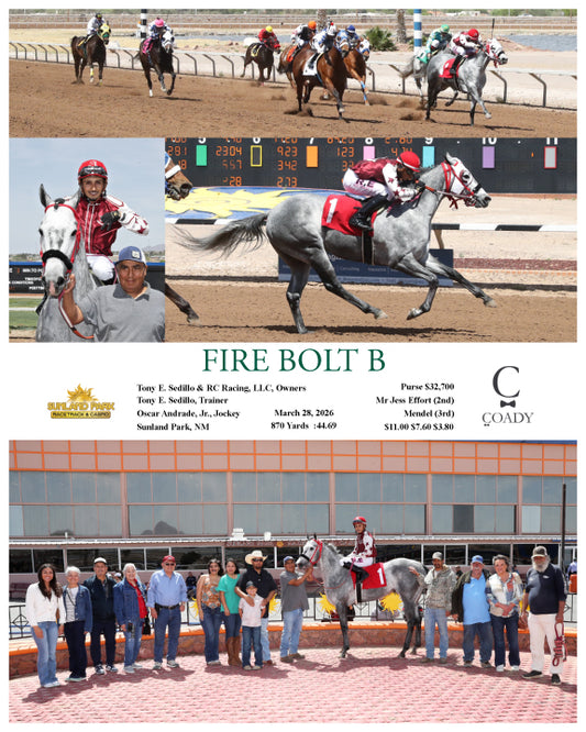 FIRE BOLT B - 03-28-26 - R03 - SUN - Coady Media - Kurtis Coady Photography