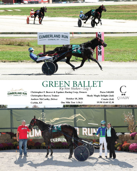 GREEN BALLET - Ky Sire Stakes - Leg 1   - 10-18-26 - R03 - CLR