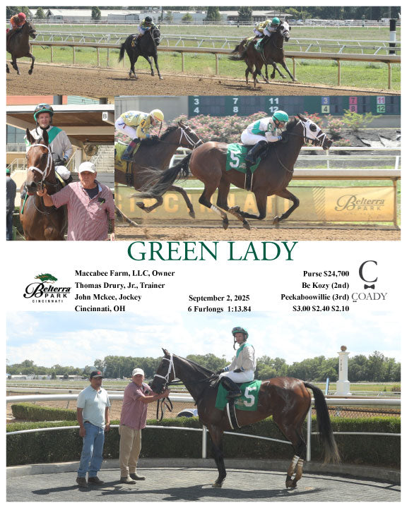 GREEN LADY - 090225 - Race 03 - BTP - Coady Media - Kurtis Coady Photography