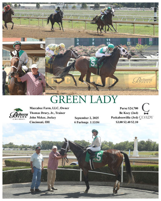 GREEN LADY - 090225 - Race 03 - BTP