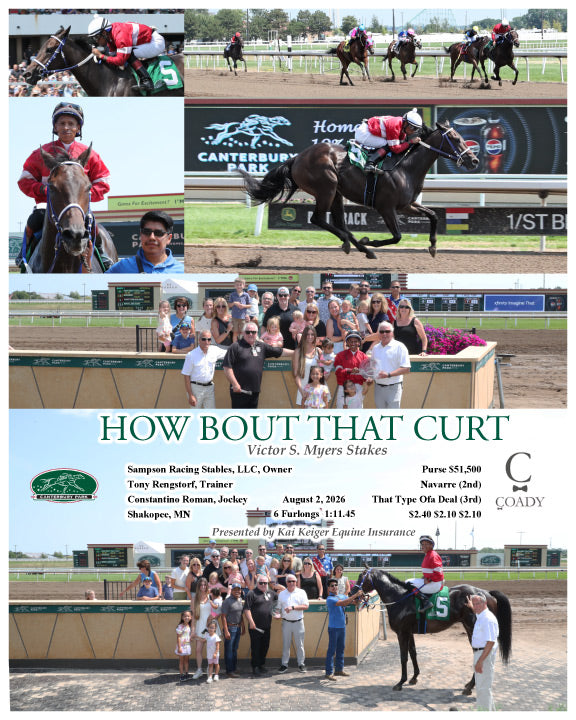 HOW BOUT THAT CURT - Victor S. Myers Stakes - 08-02-26 - R03 - CBY