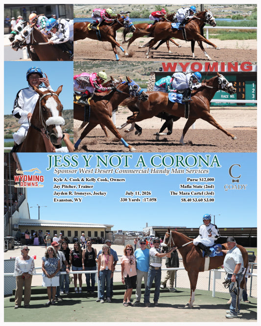 JESS Y NOT A CORONA - Sponsor West Desert Commercial Handy Man Services - 07-11-26 - R03 - WYO
