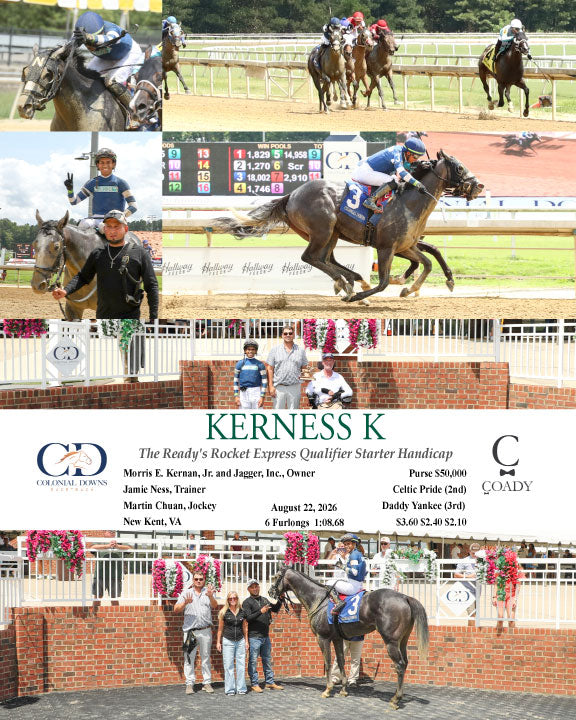 KERNESS K - The Ready's Rocket Express Qualifier Starter Handicap - 08-22-26 - R03 - CNL