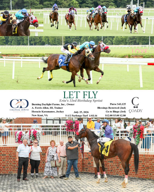 LET FLY - Erin's 33rd Birthday Sprint - 07-25-26 - R03 - CNL