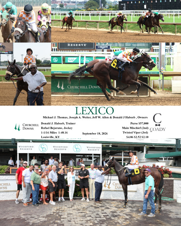 LEXICO - 091826 - Race 03 - CD