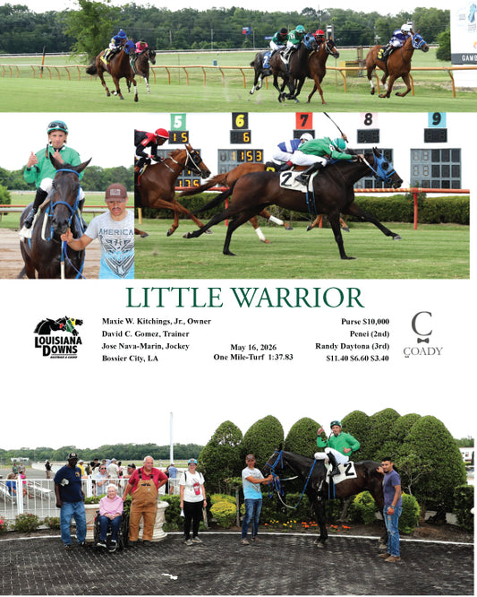 LITTLE WARRIOR - 051626 - Race 03 - LAD - Coady Media - Kurtis Coady Photography