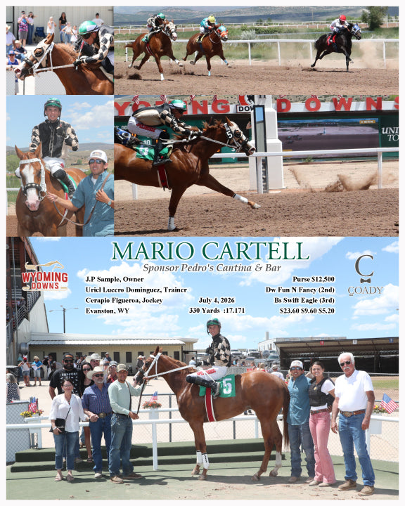 MARIO CARTELL - Sponsor Pedro's Cantina & Bar - 07-04-26 - R03 - WYO