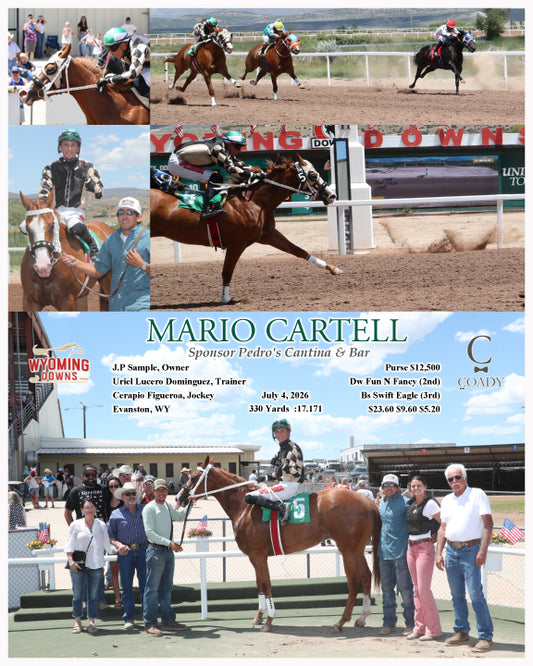MARIO CARTELL - Sponsor Pedro's Cantina & Bar - 07-04-26 - R03 - WYO