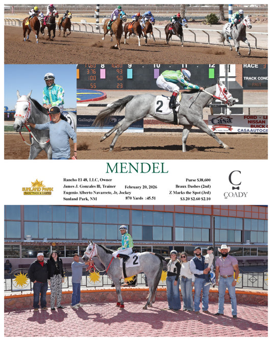 MENDEL - 02-20-26 - R03 - SUN - Coady Media - Kurtis Coady Photography