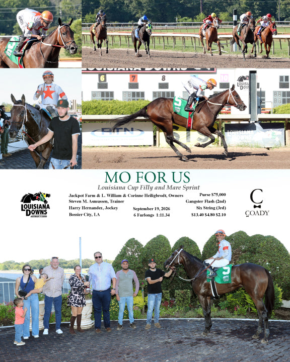 MO FOR US - Louisiana Cup Filly and Mare Sprint - 09-19-26 - R03 - LAD