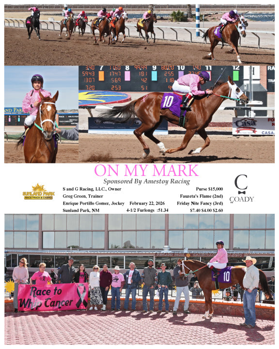ON MY MARK - Sponsored By Amestoy Racing - 02-22-26 - R03 - SUN - Coady Media - Kurtis Coady Photography