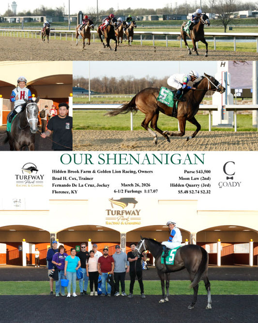 OUR SHENANIGAN - 032626 - Race 03 - TP - Coady Media - Kurtis Coady Photography