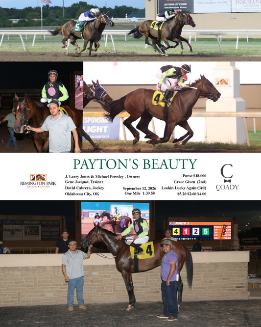 PAYTON'S BEAUTY - 09-12-26 - R03 - RP
