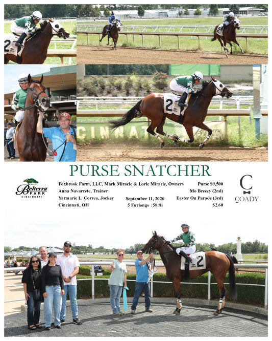 PURSE SNATCHER - 091126 - Race 03 - BTP