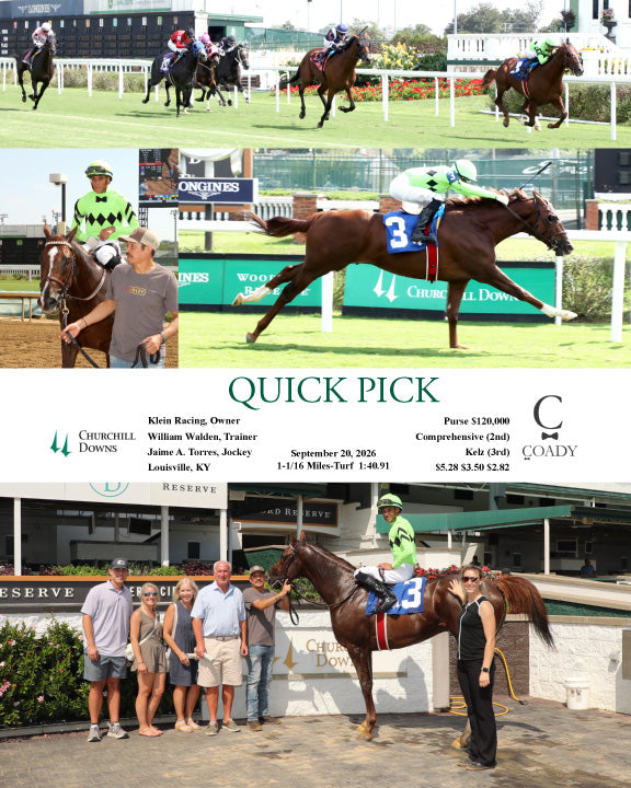 QUICK PICK - 092026 - Race 03 - CD