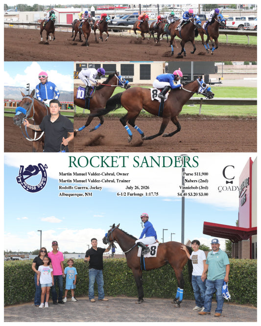 ROCKET SANDERS - 07-26-26 - R03 - RUI